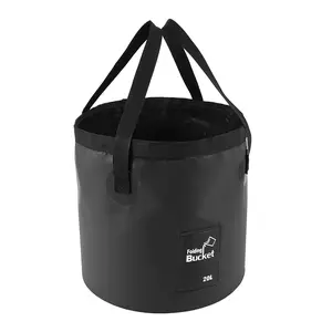Foldable Water Bucket, Portable Water Storage Container, Water Storage Bucket for Travel, Hiking, Fishing, Boating, Gardening