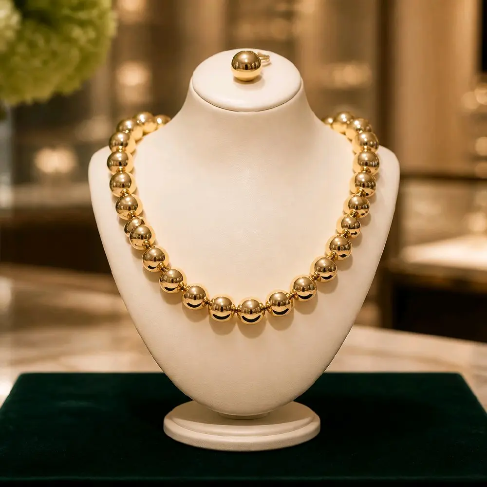 necklace with earrings
