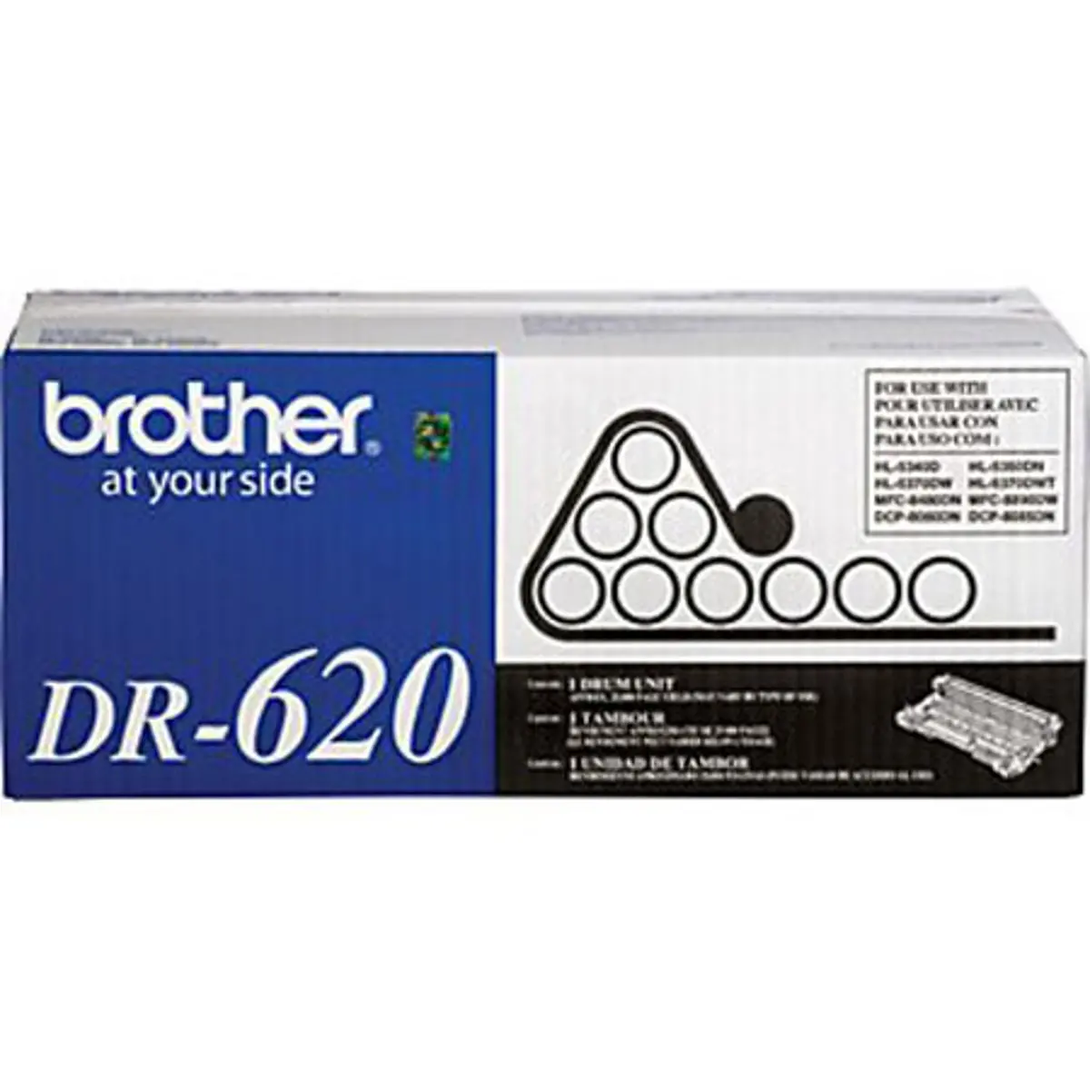 Brother DR620 Replacement Drum Unit, Approximate 25,000 Page Yield