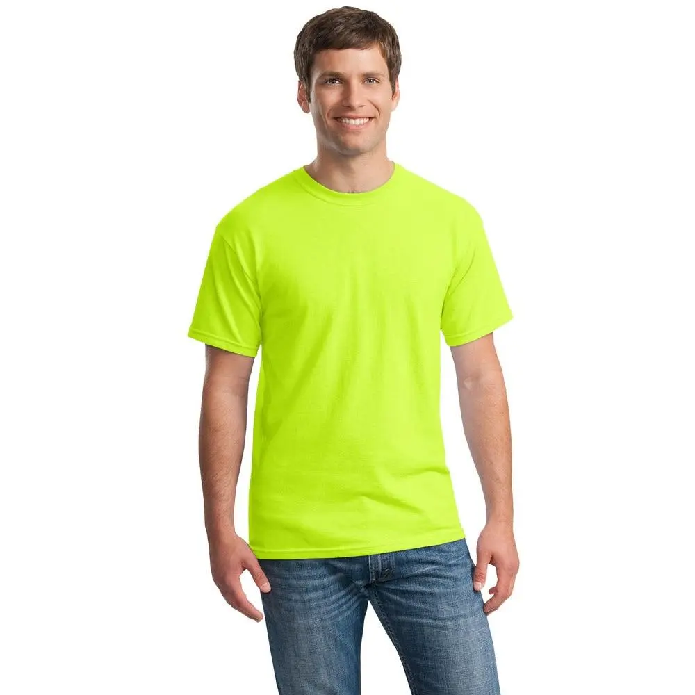 Gildan G500 Men's 5.3oz Heavy Cotton Tshirt - Classic Round Neck Short Sleeve Casual Top in Solid Colors, 2Xl