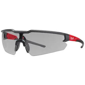 Gray Safety Glasses Anti-Scratch Lenses Ergonomic Design Durable Materials for Construction & Manufacturing