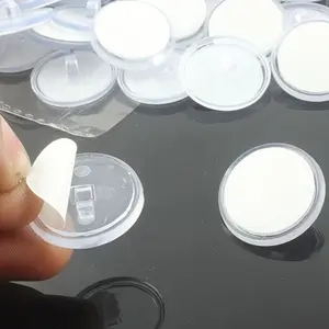 50pcs Mini Transparent Ceiling Hooks - Easy Install, Self-Adhesive & Traceless for DIY Decor, Parties, Christmas Flags & More