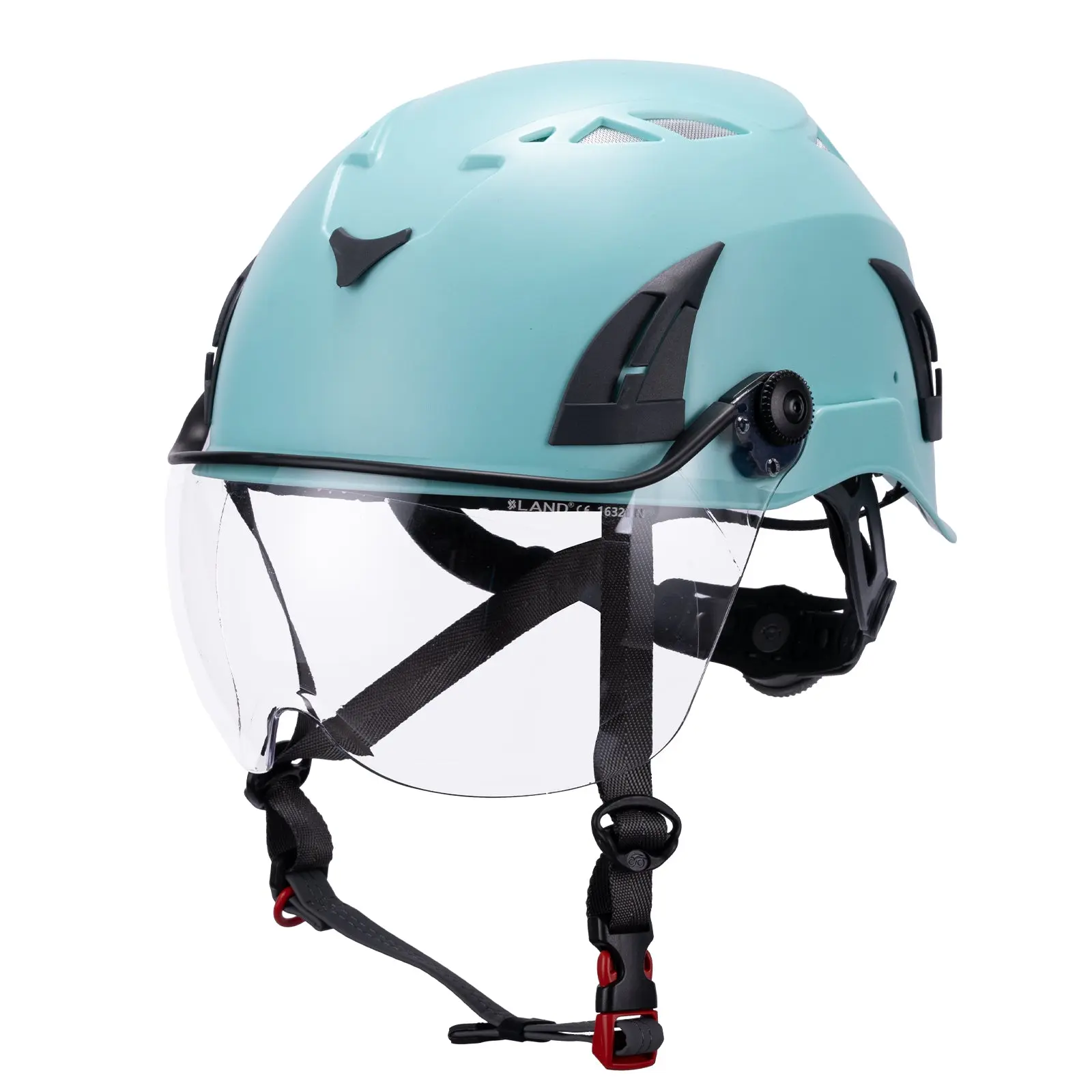 ClimbPro Helmet + Clear Visor Kit, Lightweight Safety Headgear for Arborist & Industrial Use