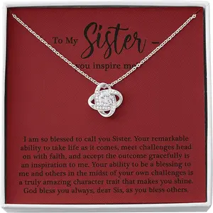 Necklace Sister, Christmas idea Pick me up gift for Sister, Encouragement Sister Jewelry, Necklace for Sister