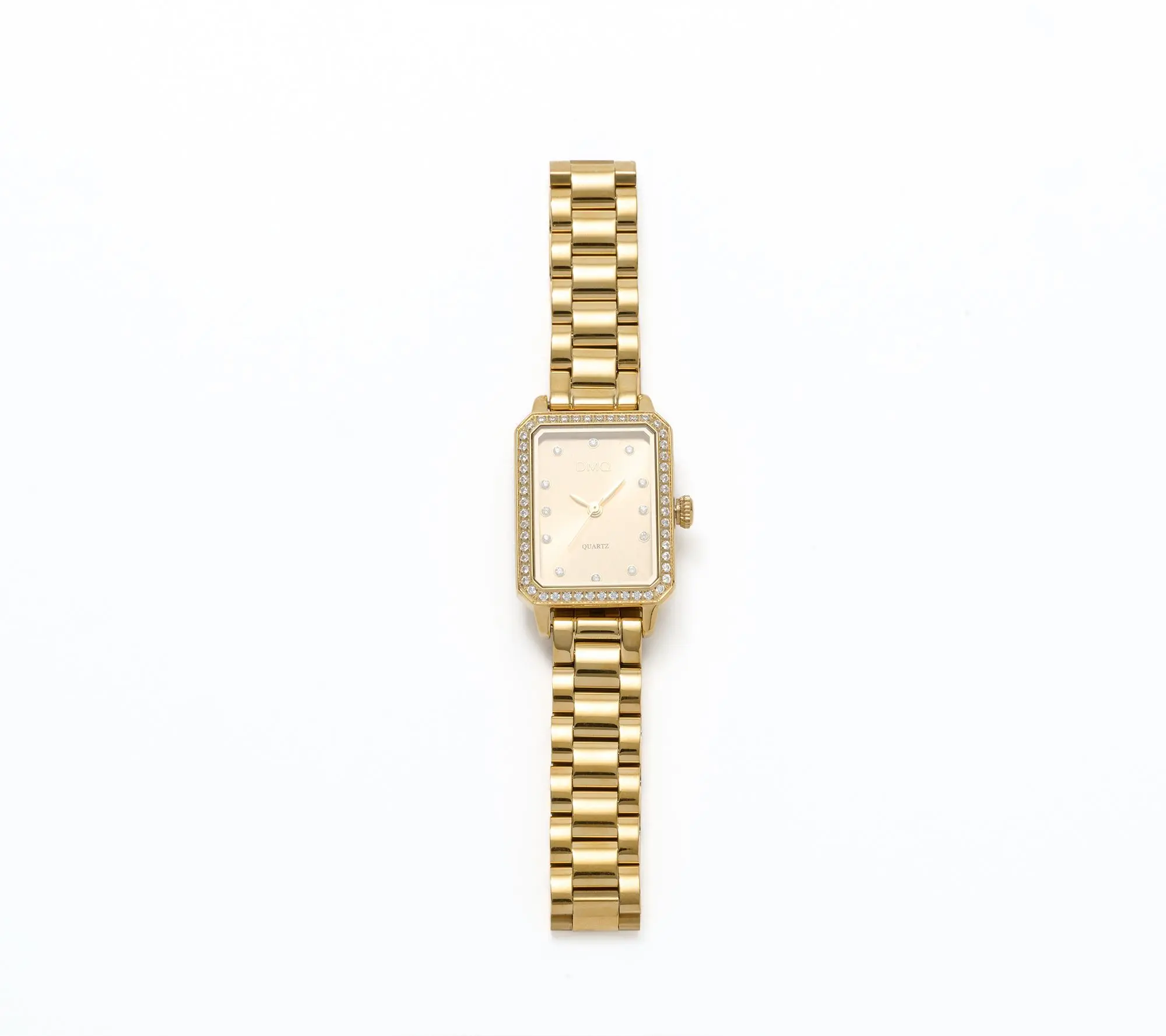 Diamonique Stainless Steel Adjustable Watch