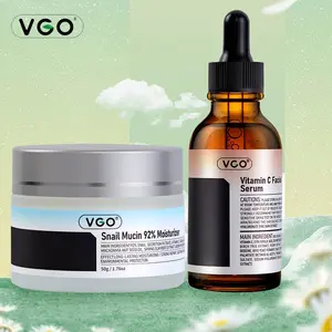VGO Daily Skincare Duo – Vitamin C Serum & Snail Mucin 92% Cream