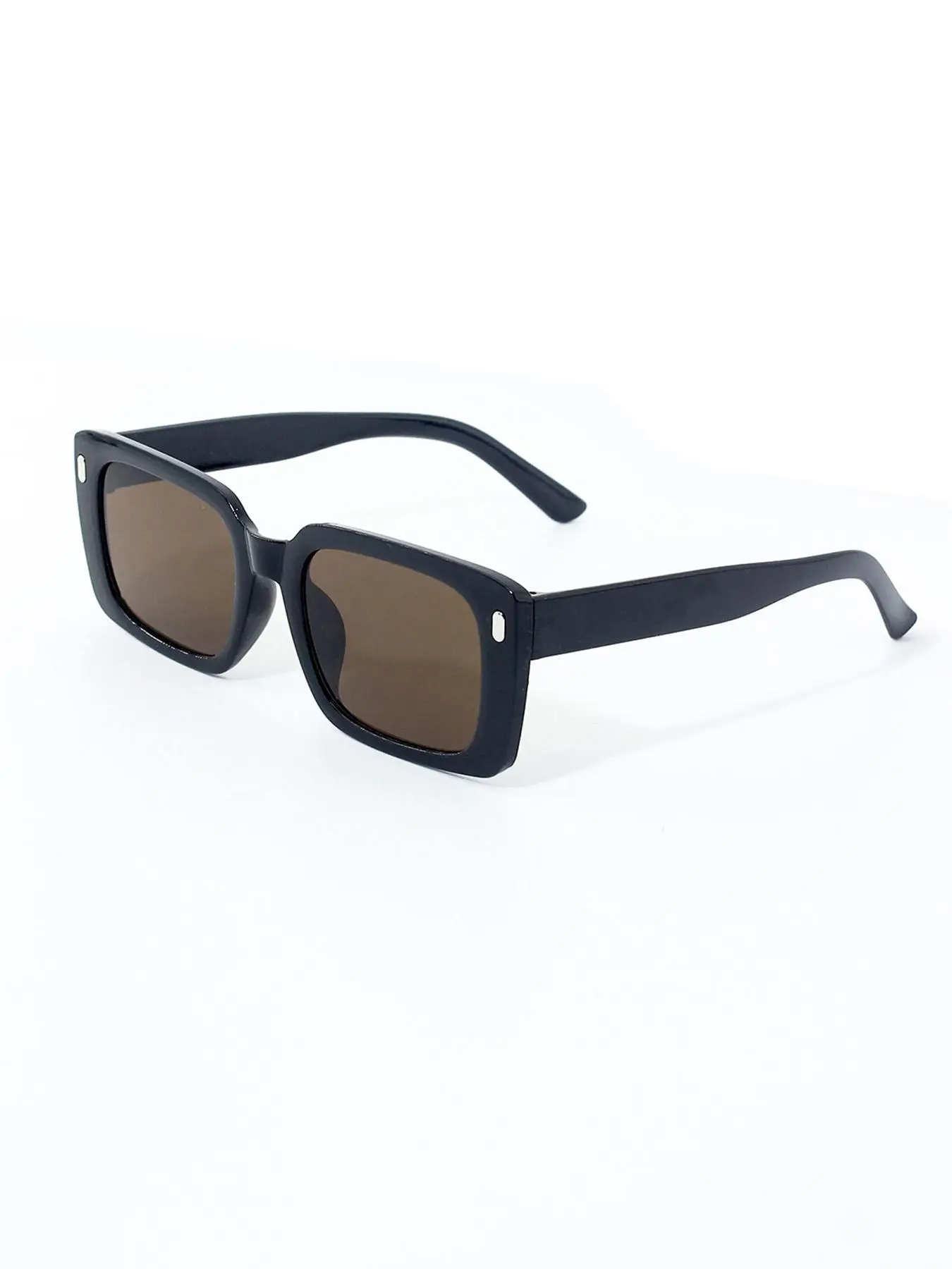 1 Pair Simple Sunglasses for Travel, Summer Square Frame Fashion Sunglasses, Elegant All-match Fashion Accessories for Daily Wear