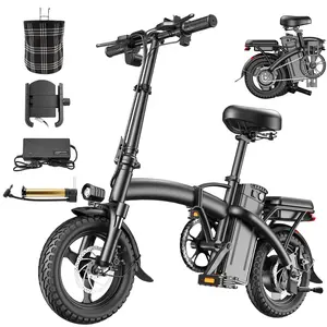 Hiyviy 750W Foldable Electric Bike for Adults Teens, 48V 10AH UL 2849 Removable Battery City Commuter E-Bike, 25 Miles Range Portable Folding Electric Bicycle, 20MPH Compact Ebike with Dual Disc Brakes 3 Riding Modes