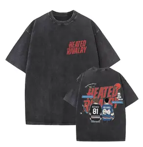 Shane Hollander‌ Ilya Rozanov Hollanov 24 81 T Shirts Movie Heated Rivalry Romance Vintage Washed T-shirt Men Women 100% Cotton
