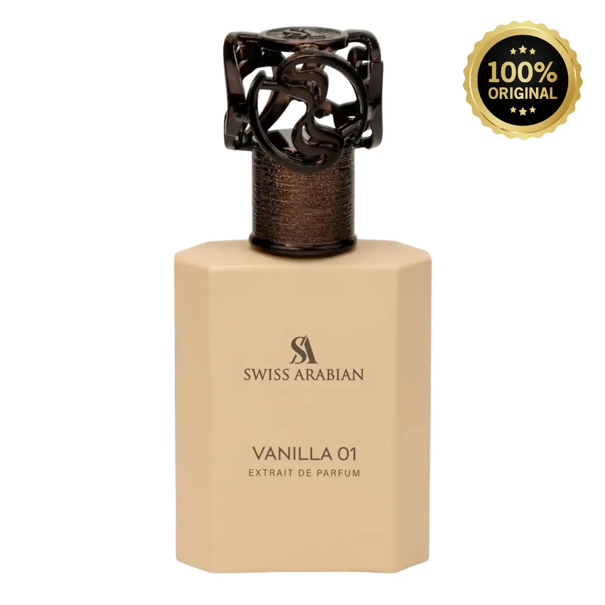 Swiss Arabian Vanilla 01 Extrait de Parfum | Warm Vanilla Amber Fragrance | Sweet Woody Musky Scent | Unisex Perfume | Elegant Gift