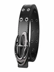 Punk Style Y2K Men's Belt, Fashion Street Punk Silver Color Buckle Jeans Waistband, Adjustable Casual Belt, Unisex Gift for Friends Birthday, Adjustable Belts