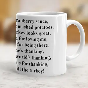 Bob's Burgers White Ceramic Fall Mug - scs14903