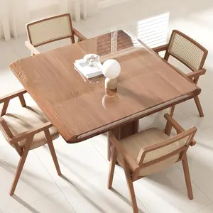 Clear Plastic Table Cover Protector, 30" x 60" Spill Resistant Easy Flat PVC Desk Pad Mat, 1.5mm Thick Rectangle Vinyl Table Top Protector for Dining Room Table, Office, Dresser