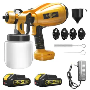 RHOVISTAR High Pressure Paint Sprayer, Electric Vacuum HVLP Spray Gun Three Modes, 800 ml Tank, Adjustable Nozzle, Easy to Clean Home Decor Furniture Cabinet Fence Wall Door Garden