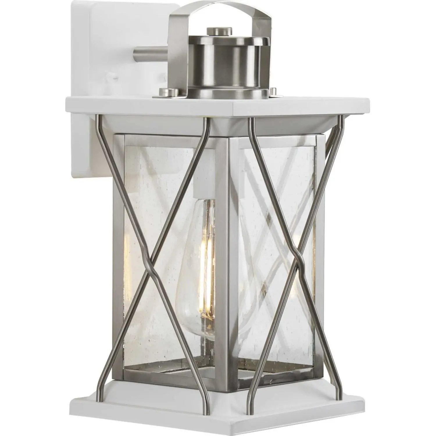 Barlowe One Light Wall Lantern Stainless Steel