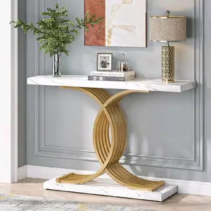 Tribesigns Console Table, Modern Entryway Table Accent Table for Living Room, Hallway,Entrance