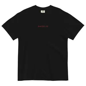 Focus ST Embroidered Heavyweight T-shirt Cotton Fabric