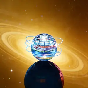 LED Boomerang Hover Orb Galaxy Anti-Gravity Flying Ball Toys, Awesome Indoor Outdoor Entertainment for All Ages, Safe Reliable Family Fun Ball, Entertainment Game Props, Cool Party Gifts