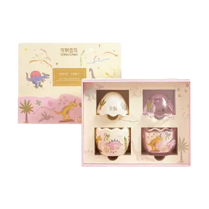 SONG CHAO Dinosaur Themed Scented Candle Gift Set - Unique Easter Birthday Party Favors, Home Decor Accent