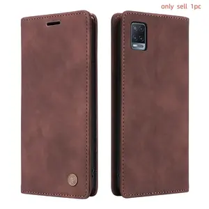 Leather Wallet Case For OPPO A52 A72 A53 A54 A74 A94 A57 F19 A95 A33 A36 A76 A96 Reno 5 6 Find X3 Lite Flip Stand Phone Cover