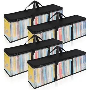 Portable CD Box Storage Bag, Baseball Cap Book Hat Clothing Organizer, Multi-Functional Dustproof Storage Bag