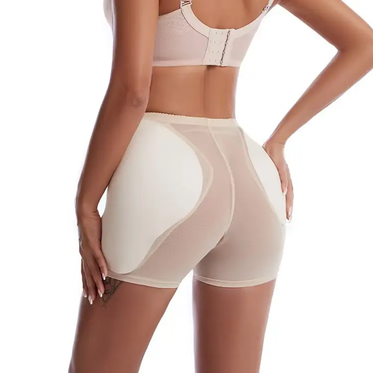 Women's Shapewear Shorts, Curve-Defining Seamless High-Waist Body Shaper with Tummy Control, Breathable Padded Butt Lifter and Hip Enhancer