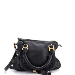 Pre-owned Chloé material Messenger Bags Chloe Marcie Satchel Leather Baby by Rebag
