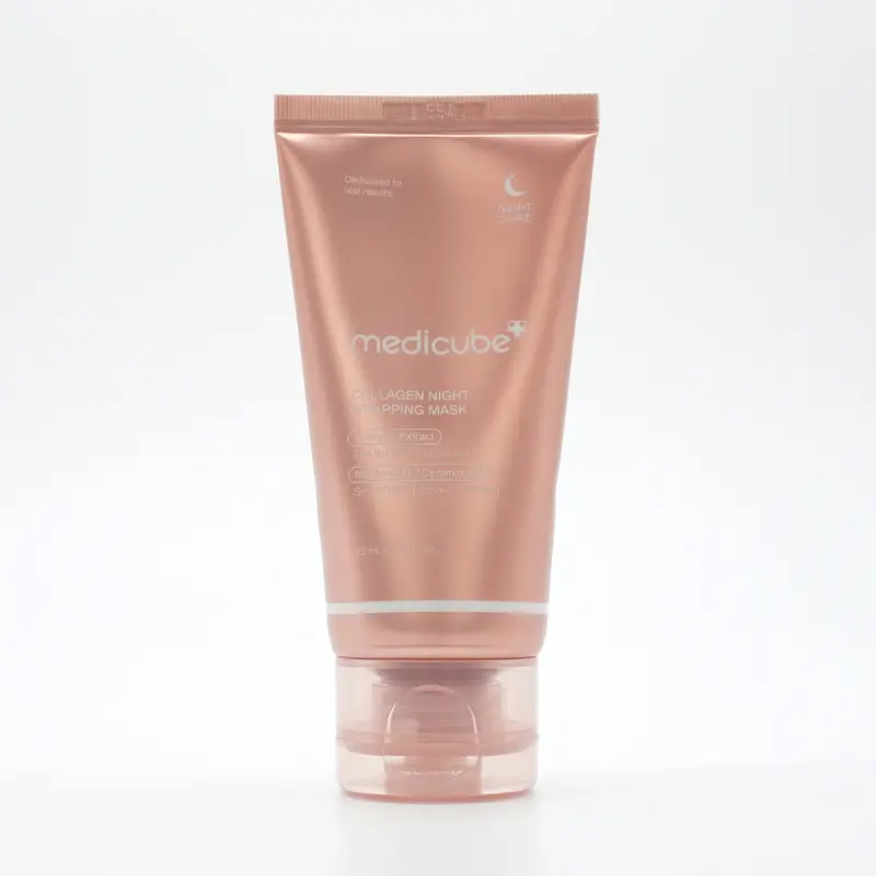 Medicube Collagen Night Wrapping Skin Mask, 75ml Korean Collagen Mask - Hydrating Moisturizing Nourishing Overnight Selfcare Treatment for Skin Repair, Youthful Glow