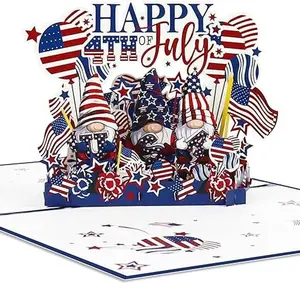 4th of July Pop up Cards, July Greeting Cards, 4th July Cards with Envelopes American Flag Greeting Cards, American Greeting Cards, Happy Independence Day Cards, 4th of July Pop up Greeting Cards