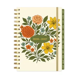 Define 2026-2027 Mid-Year Spiral Planner, Monthly & Weekly B5 Goal Planner