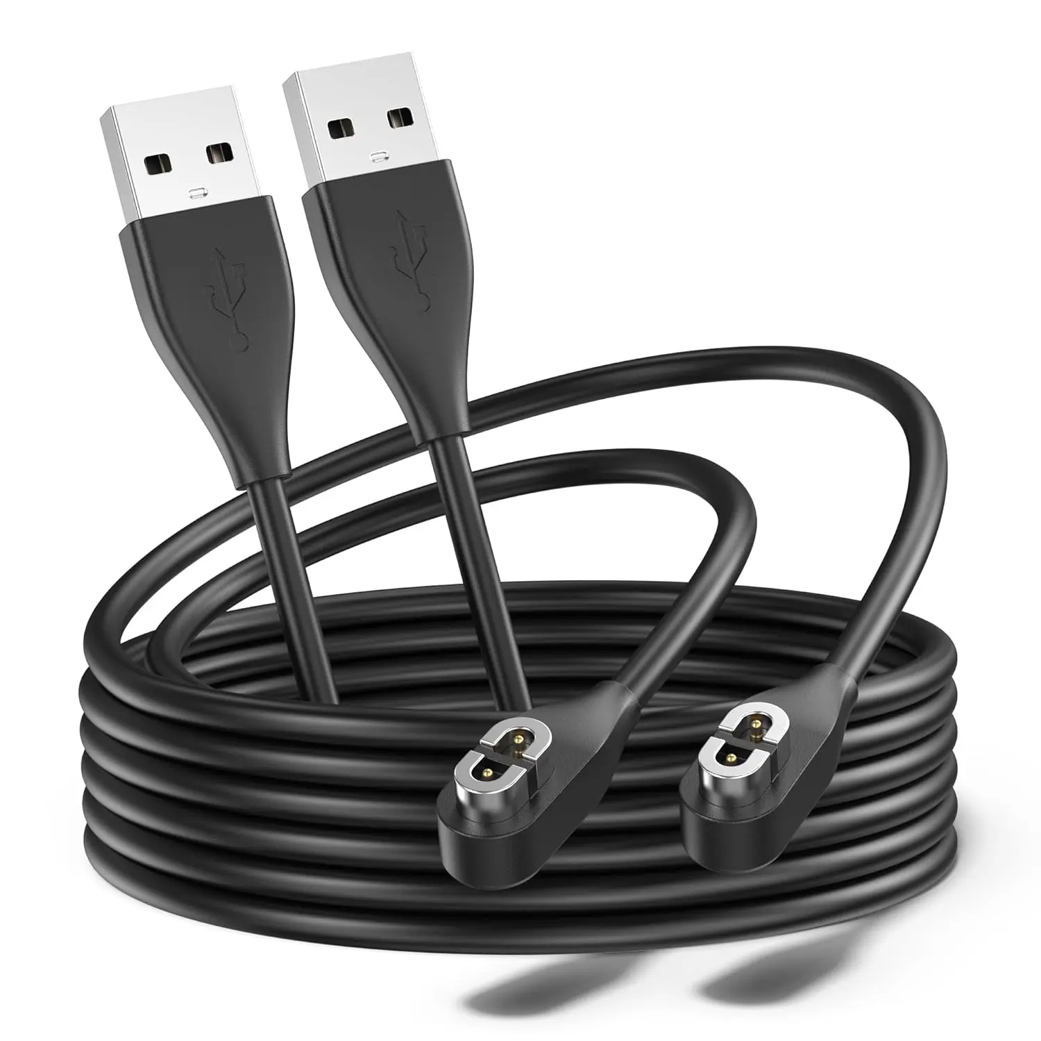 2 Pack Compatible for   ,  Charger Cord Compatible with Aftershokz Aeropex AS800,  OpenRun Pro, OpenRun, OpenRun Mini, OpenComm  Conduction Headphones (2*USB)