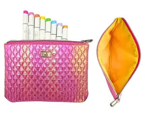 Mermaid Marker Bag + 8 Pack Ohuhu Alcohol Markers Curated Color Palette Set Brush Tip by Wook Books