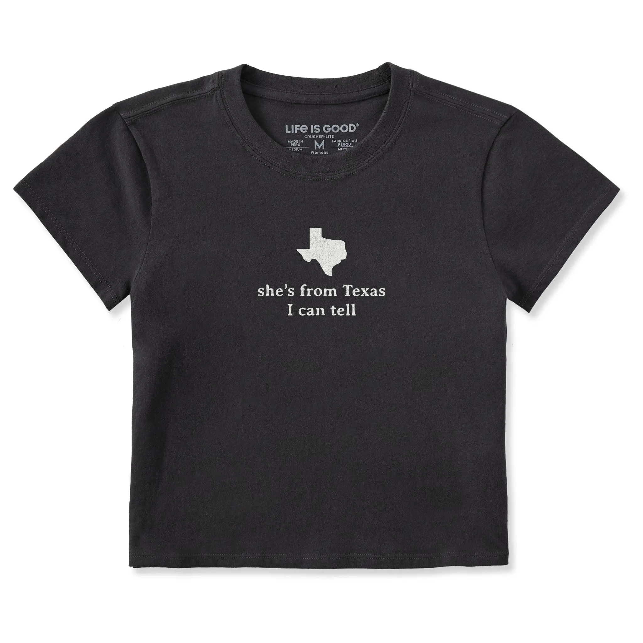 Women's She's from Texas, I Can Tell Crusher-LITE Shrunken Tee