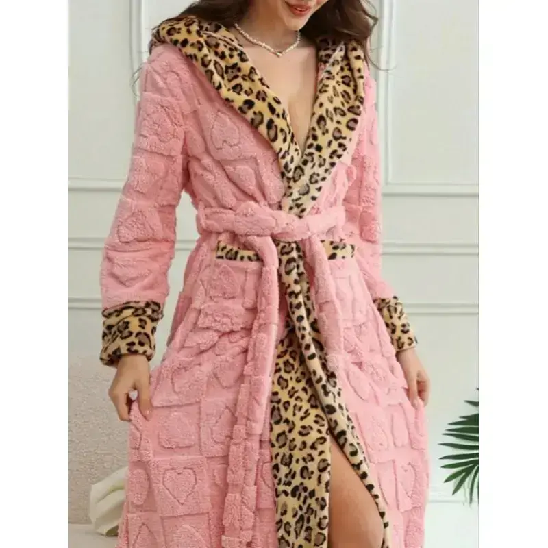 chinese dress ladies NATHGAM Womens Striped Hooded Robes Sherpa Fleece Bathrobe Trendy St Warm  Robe Winter Cozy Fuzzy Sleepwear Nightgown at Amazon Women's Clothing store