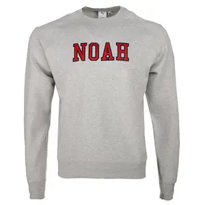 PUMA Mens X Noah Embroidered Crew Neck Sweatshirt Casual - Grey