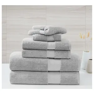 Borghese Roma Oversized Luxe Turkish Cotton 6-Piece Towel Set
