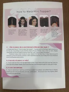 （Do not order separately.） The Ms. Taj product wear card is automatically included with your headpiece purchase.