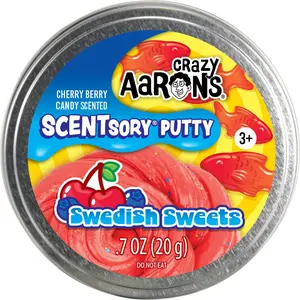 Crazy Aaron's Cherry Berry Scentsory Putty 3" Tin