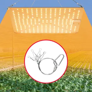 400W Quantum Board LED Full Spectrum Green Plant Grow Light 110V/220V with Hook US Plug 300W Indoor Greenhouse Tent UV IR Flower Succulent Potting Moss Seed Cultivation Lighting 200W Sunlight Hydroponic System Vegs Cactus Fruit Bonsai Growth Box Fill Lamp