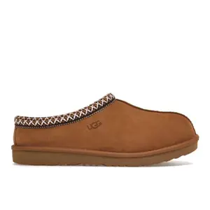 UGG Tasman II Slipper Chestnut Kids Plush Sheepskin Lining Suede Upper EVA Outsole Cozy Comfort Slip-On Shoes