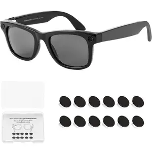 NOAH AURORA LED Light Blocking Stickers Compatible with Ray-Ban Meta Gen 2 Wayfarer/Skyler/Headliner/Oakley Meta HSTN Accessories, Blackout LED Covers, Low-Tack Restickable (12Pcs-20Pcs)