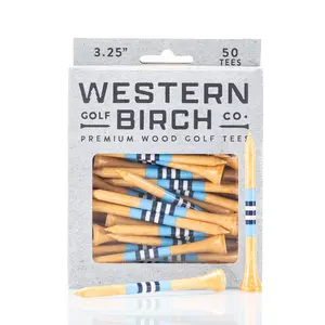 "Bel Air" 3.25" Signature Striped Golf Tee