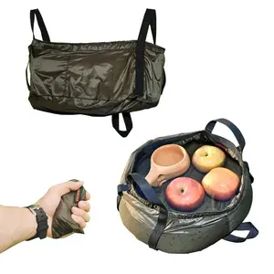 Onewind Collapsible Water Basin 12L/18L – Large Waterproof Water Bucket | Camping & Backpacking Collapsible Water Container | Foldable Water Basin Bucket