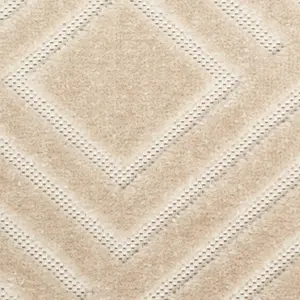 Nourison Home Care Free CAF03 Beige Contemporary Loom-woven Rug