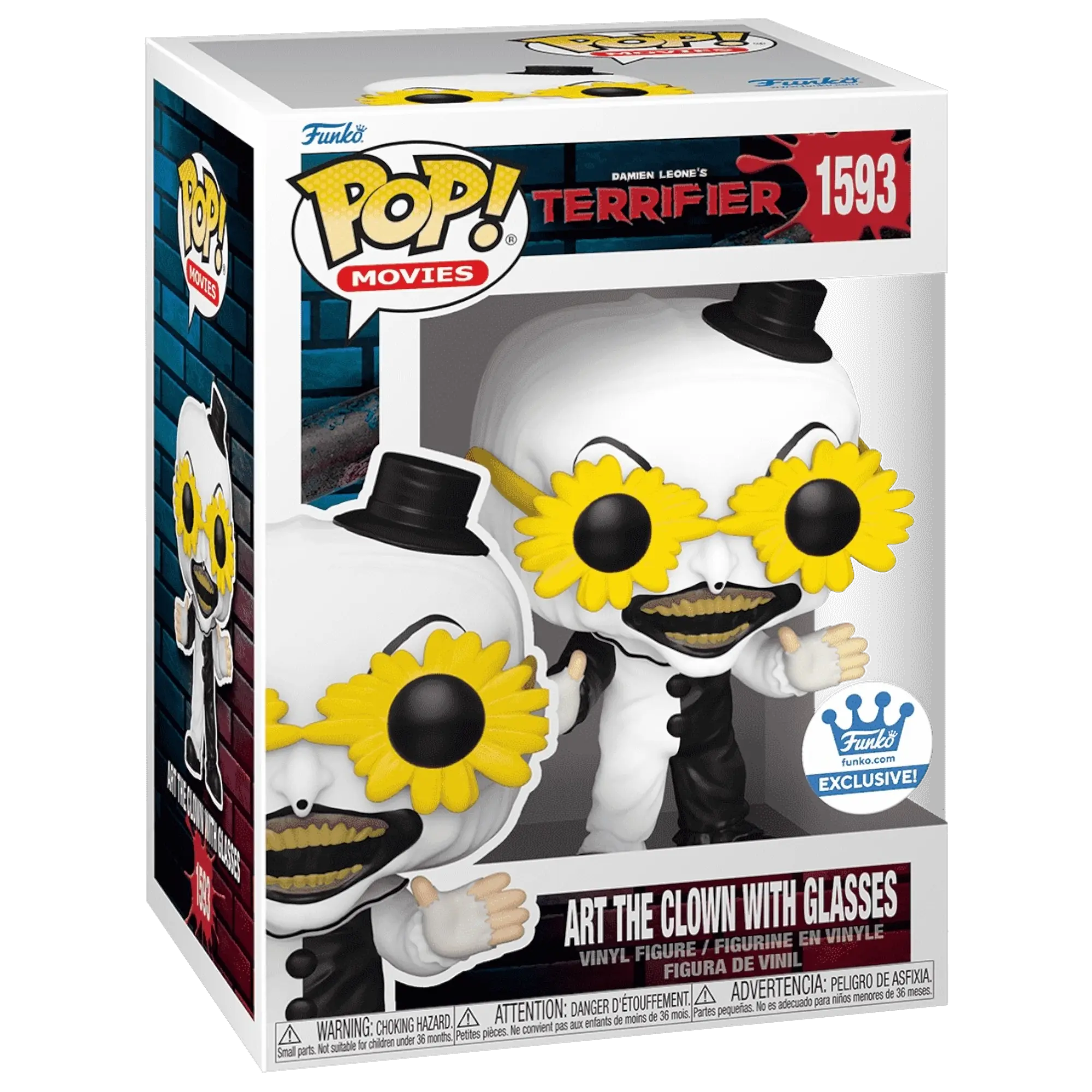 Funko Pop! Terrifier: Art the clown with glasses (Exclusive) #1593