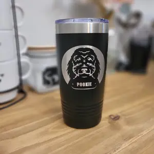 Personalized Goldendoodle Insulated Drink Tumbler or Bottle