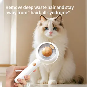 Pet Steam Brush,Cat Dog Hair Remover, Adjustable Pet Hair Remover,Pet Steamy Mist,Steam Pet Brush for Pet Hair 3-IN-1 Steamy Cat Brush Grooming Comb for Dogs Steam Brush for Cats Remove Flying Fur Steam Advanced Pet Hair Removal Comb pet pal brush