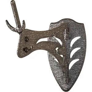 Little Hooker Trophy Mount - Perfect Kit for Hanging and Mounting Hogs, Aoudad, Alligator, Black Bear Skulls for Display - Available in Graphite Black and Robust Brown