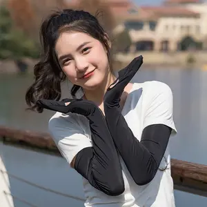 UV protection arm sleeves, breathable and cool summer sun protection gloves, suitable for driving, cycling, hiking, golf, and outdoor activities