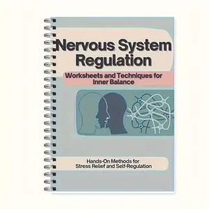 Nervous System Healing Worksheet, Nervous System Regulation, 1 Count Somatic Movement & Mindfulness Workbook, Trauma-informed Practices for Anxiety Relief, Stress Reduction, Planner Notebook